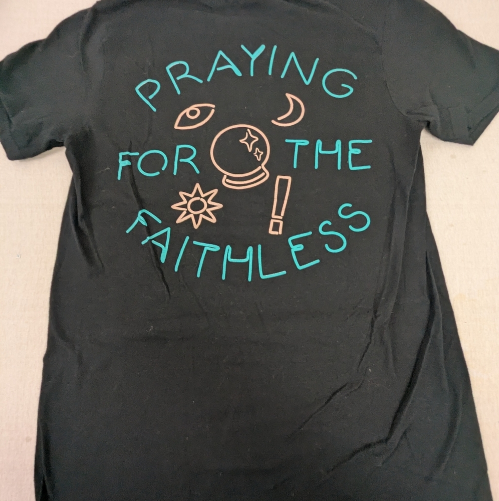 Panic! At The Disco Praying For The Faithless Black Tee Small